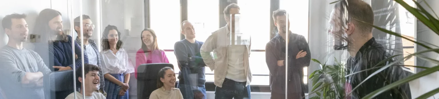L'équipe Inicio réunie dans les bureaux